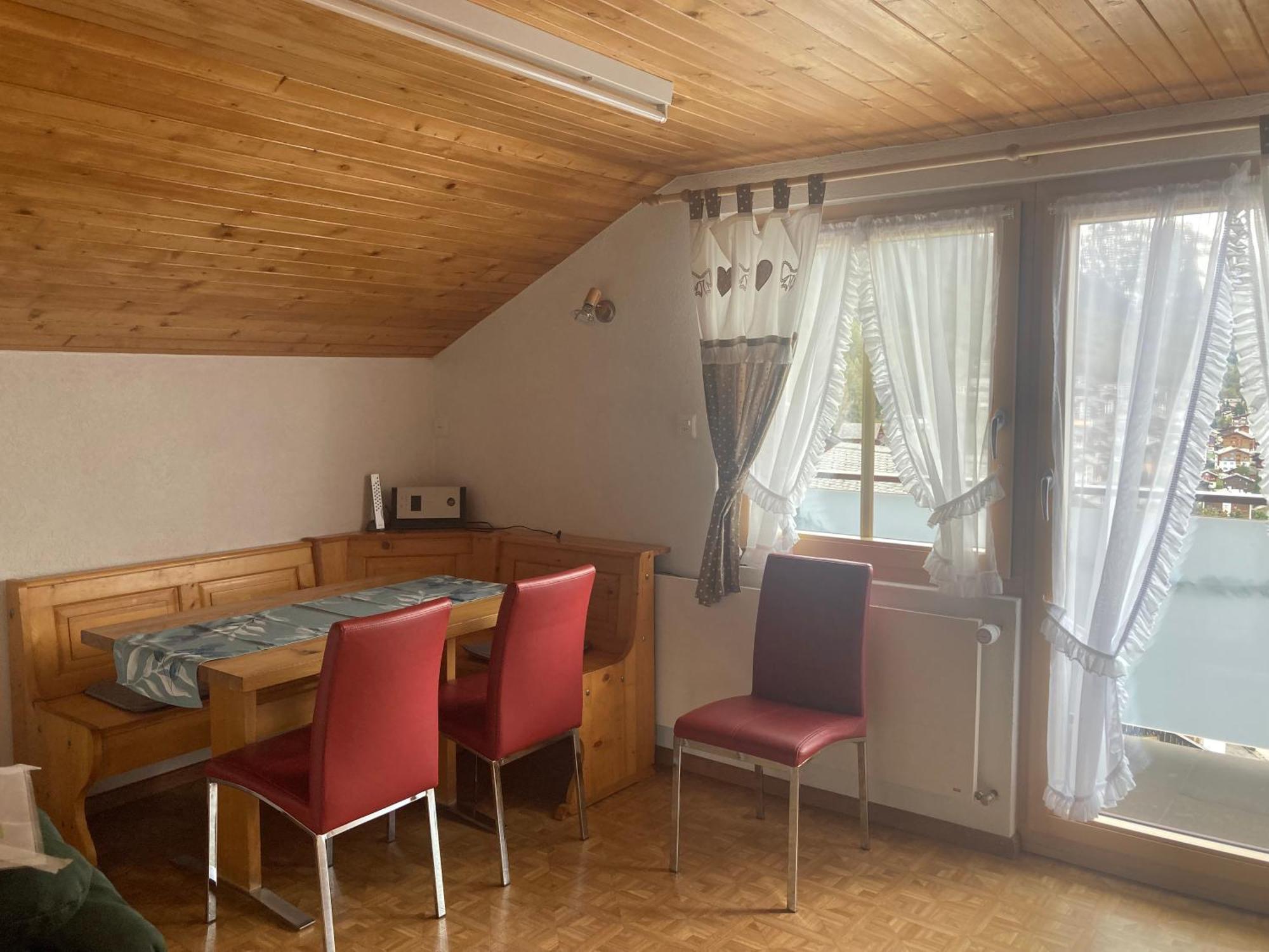 Haus Dorfblick Apartment Grachen Exterior photo